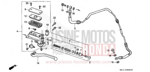 CLUTCH MASTER CYLINDER CB1000FP de 1993